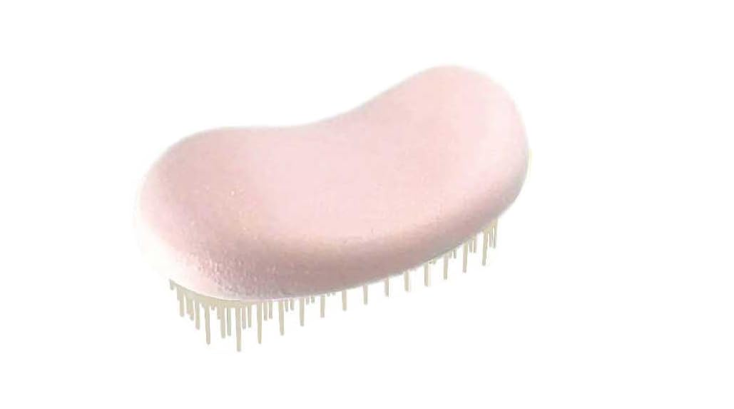 Ikemotoburashikougyou Hair Brushing Brush with Honey Ingredients Smoky Pink