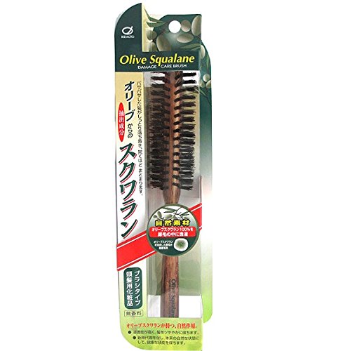 Ikemotoburashikougyou Olive Squalane Infused Roll Brush M