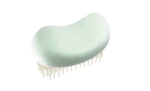 Ikemotoburashikougyou Ikemoto Honey Beans Hair Brushing Brush, Smoky Green (1 Piece)