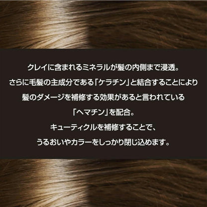 Ikiikiseikatsukan Clay Cream Shampoo Refill 450g Herbal Rose Scent