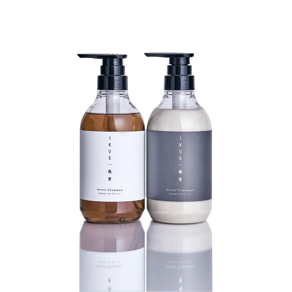Ikue White Lily Shampoo and Conditioner Set 500ml for Japanese Hair Care