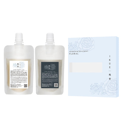 Ikue Floral Shampoo and Conditioner Set 50ml Travel Size