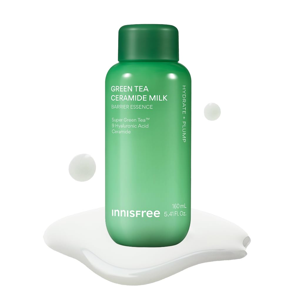innisfree Green Tea Ceramide Milk Essence Toner 160ml for Hydration
