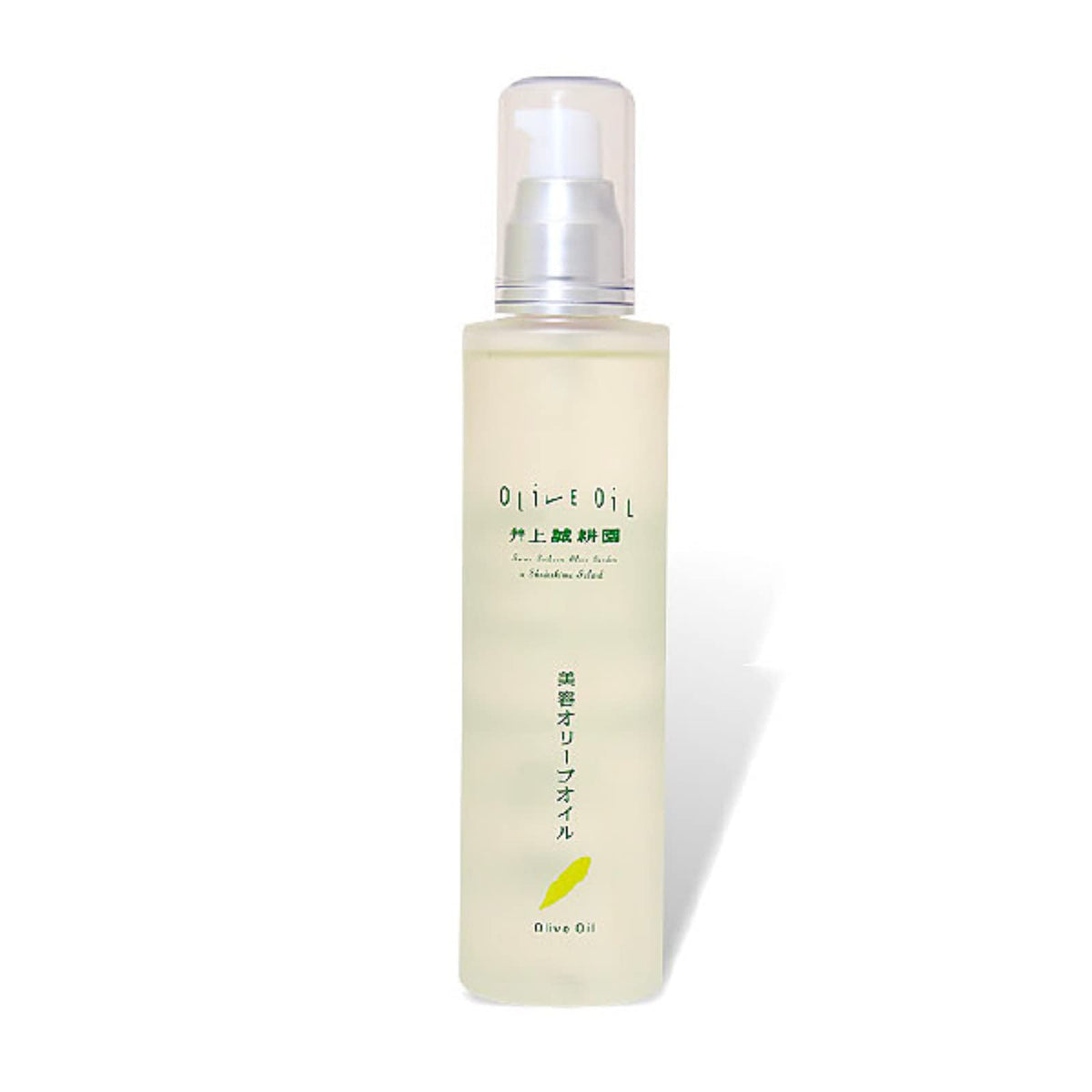 Inoueseikouen Beauty Olive Oil 120ml Pump for Face and Body Care