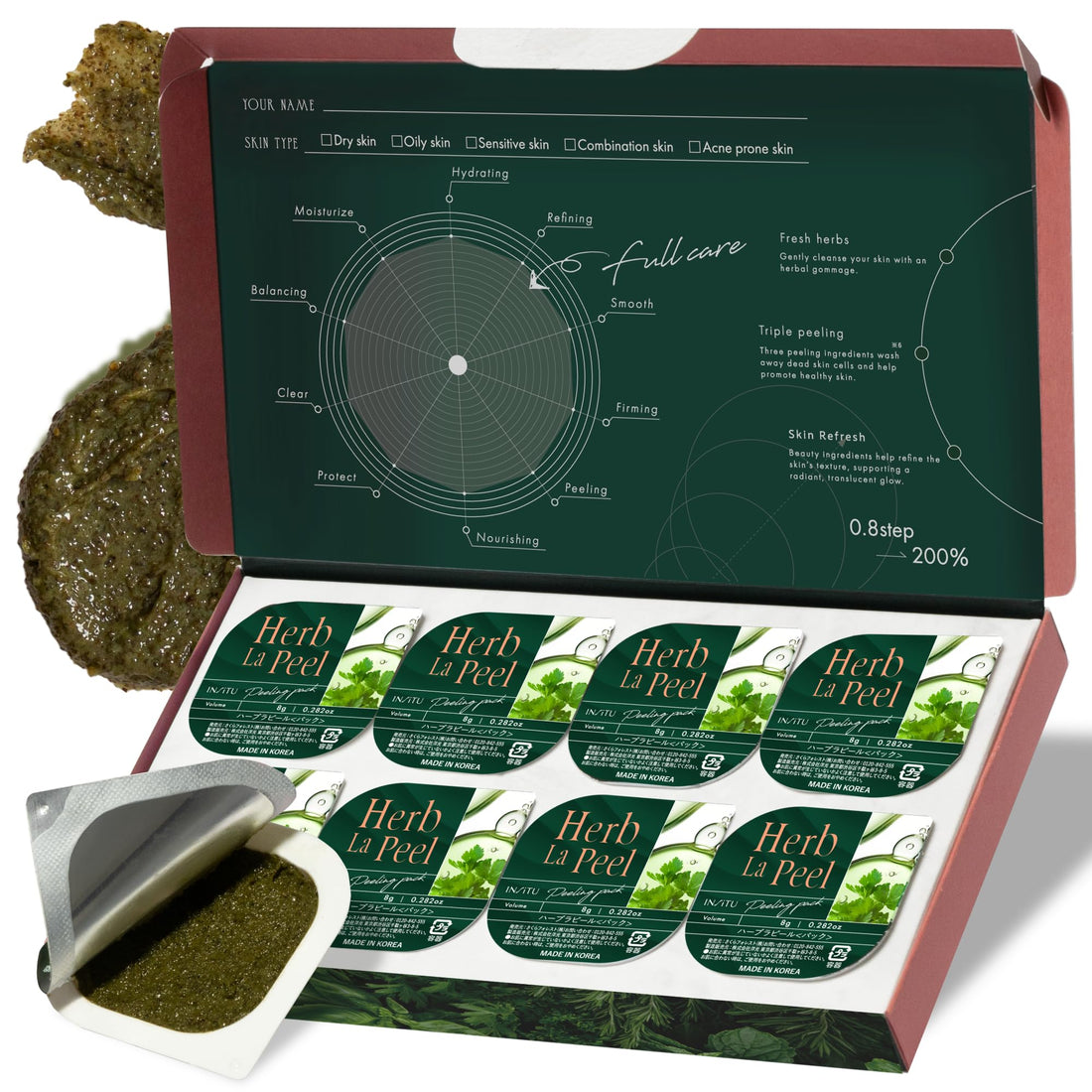 INSITU Herb Peel Self Treatment with 23 Herbs for Radiant Skin