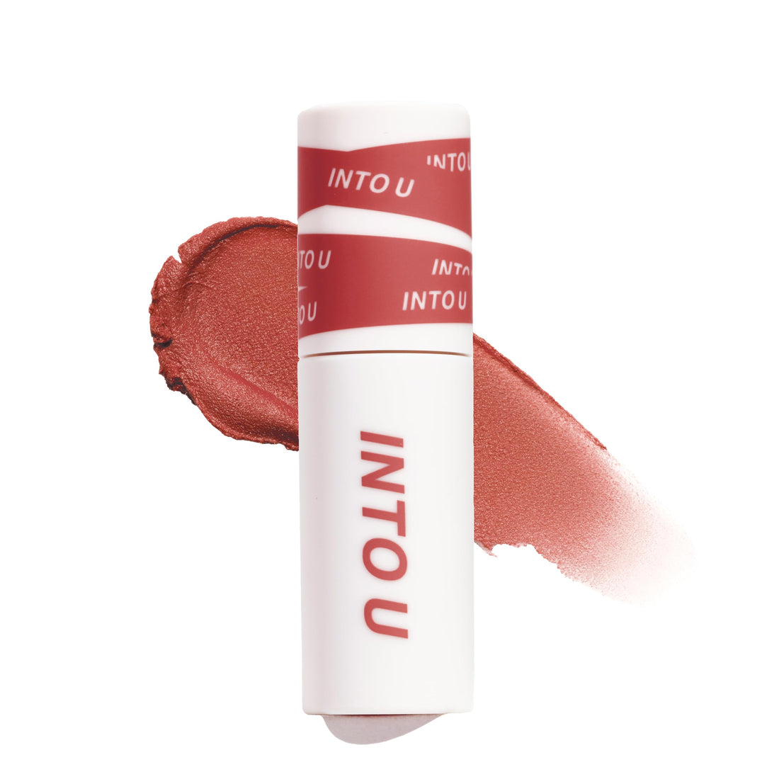 INTO U Super Matte Lip and Cheek Mud Popular Orange 2g