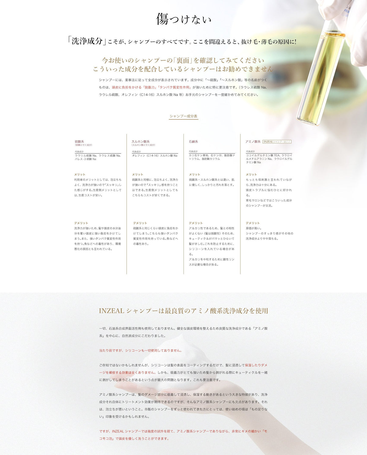 INZEAL Moisturizing Shampoo 300ml for Japanese Hair Care