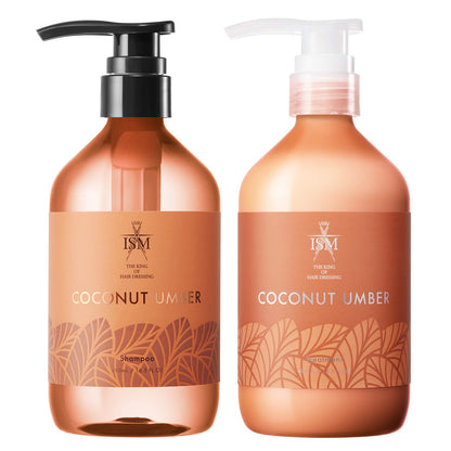ISM Coconut Amber Shampoo and Conditioner Set 490ml Each