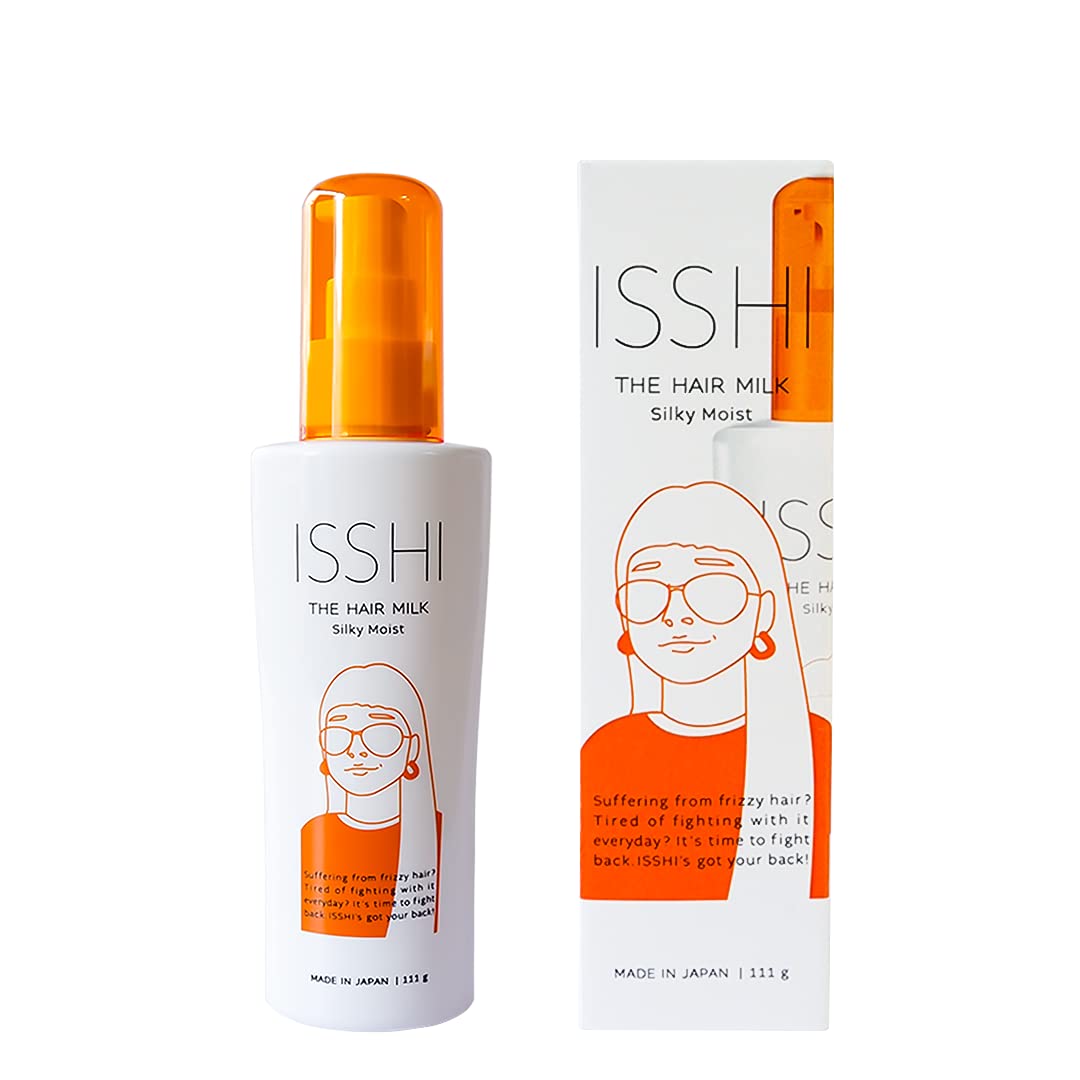 ISSHI Silky Moist Hair Milk 111g for Frizz Control and Hydration