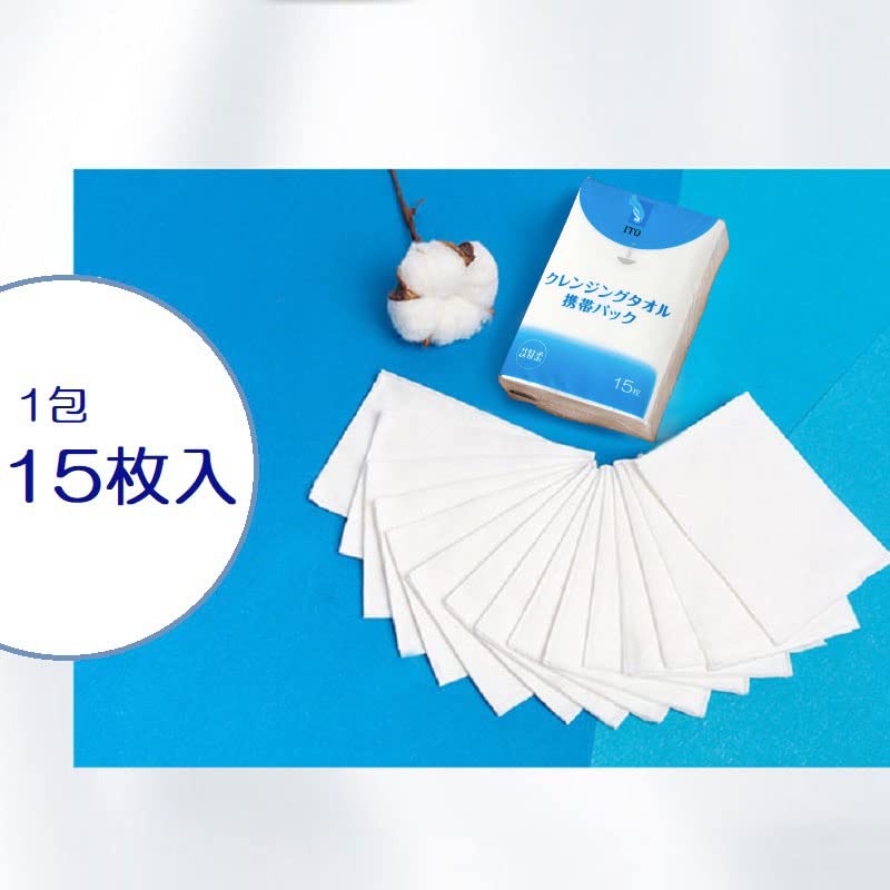 ITO CORPORATION Cleansing Towel Portable Pack 15 Sheets x 10 Packs