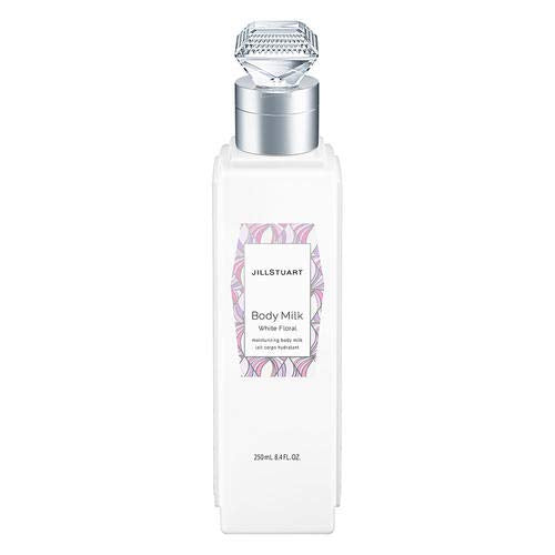 JILL STUART Body Milk 250mL with White Floral Fragrance for Soft Skin