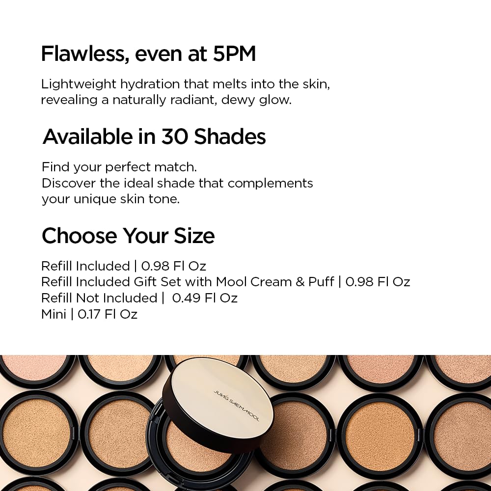 JUNG SAEM MOOL Essential Skin Nuder Cushion Set with SPF50+