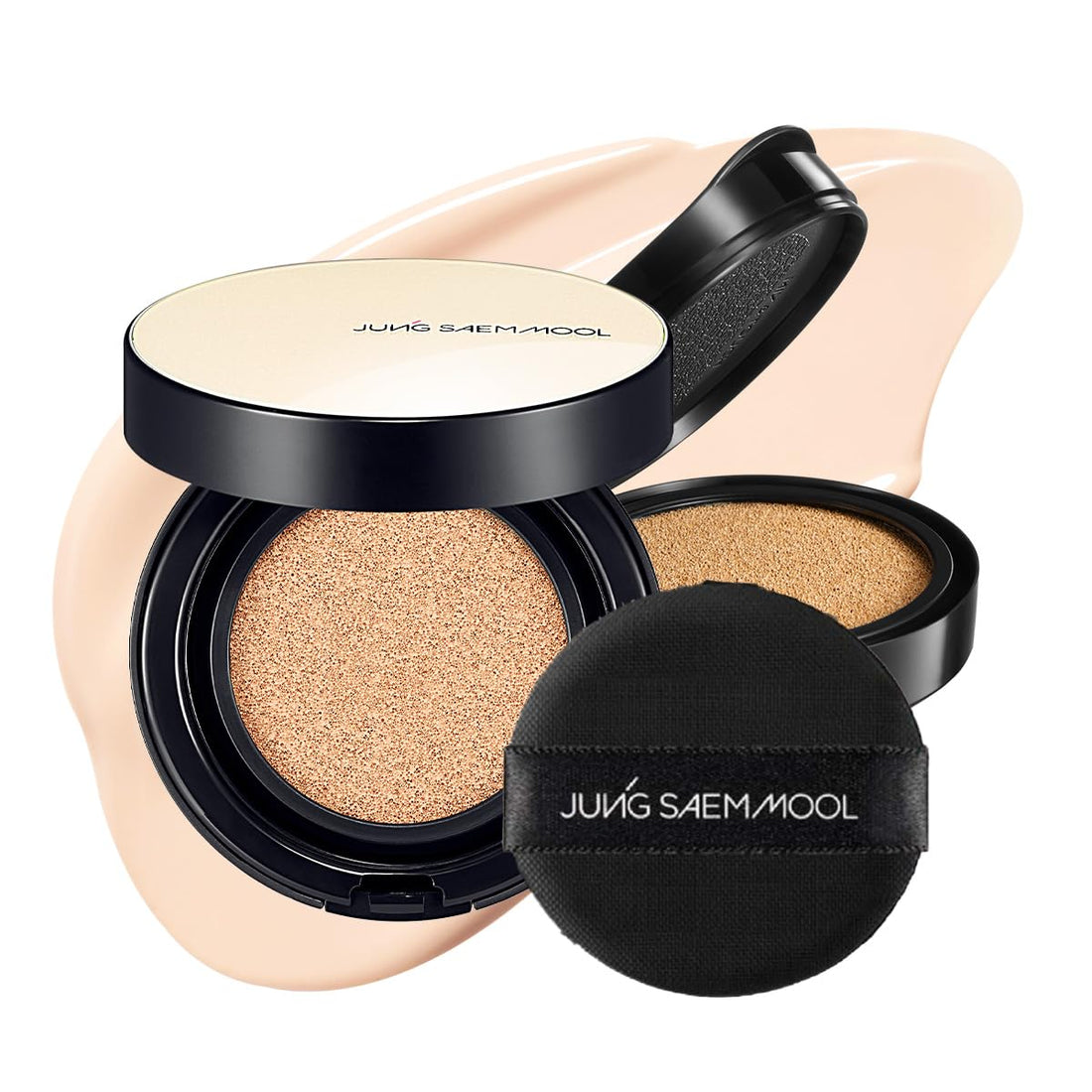 JUNG SAEM MOOL Essential Skin Nuder Cushion Set SPF50+ Cream Pink