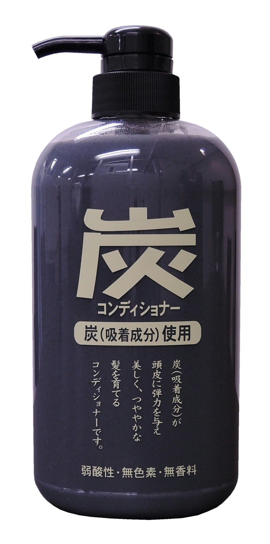 Junkosumetikku Conditioner Charbon 600ml pour Cheveux
