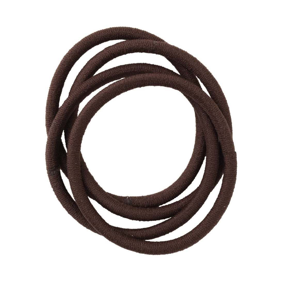 KAI Hepp Ring Hair Ties, Brown 4 Pieces