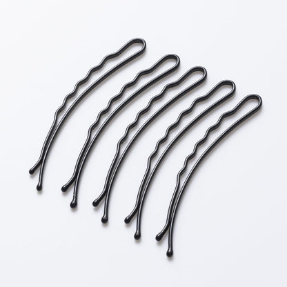 KAI SmartCute Strong Arrangement Pin L Black for Japanese Hair Care