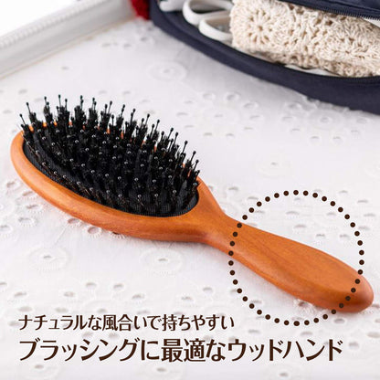 Kaijirushi KAI Natural Hair Brush with Mixed Bristles