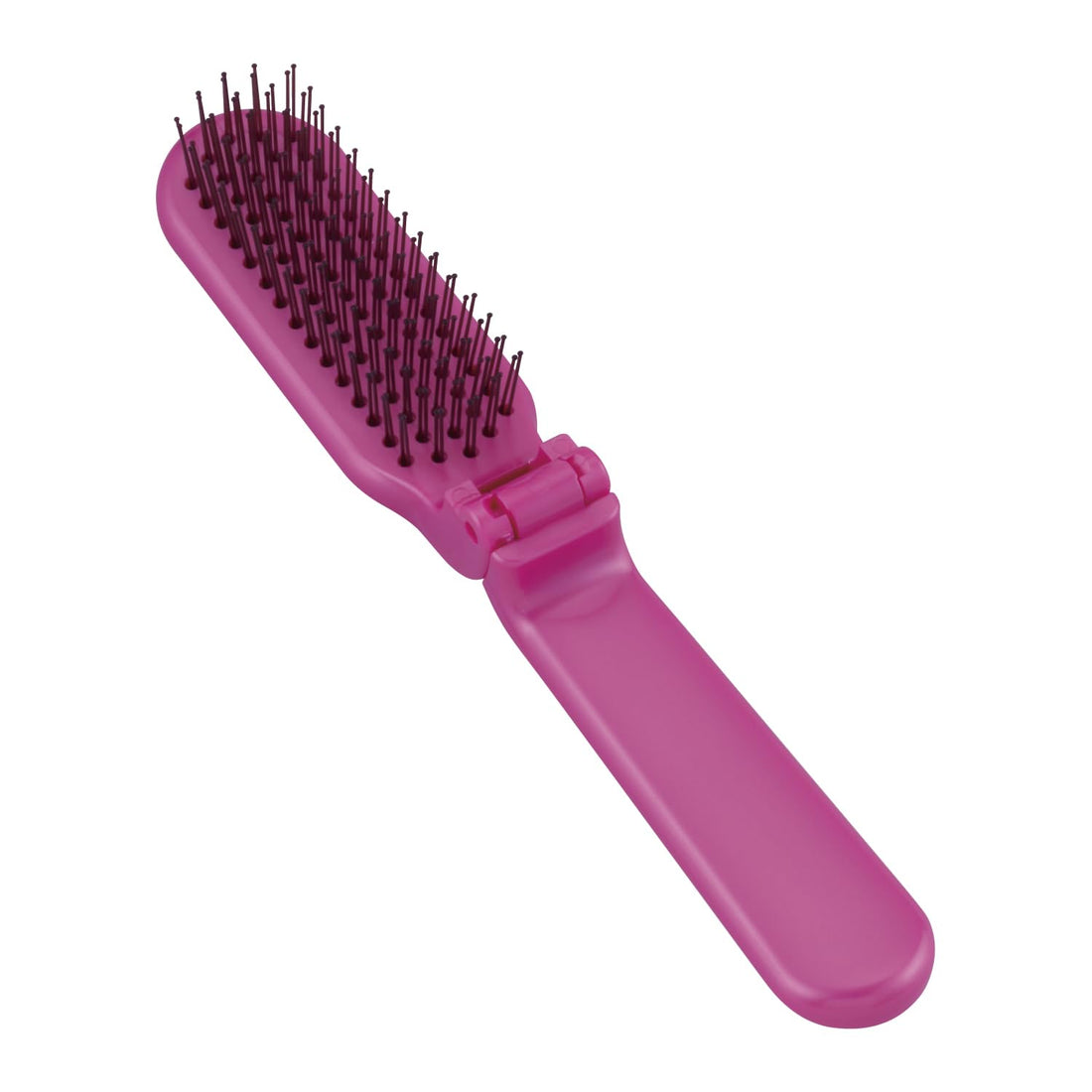 Kaijirushi Pro Style Hair Care Brush Soft Pink Folding Hair Brush