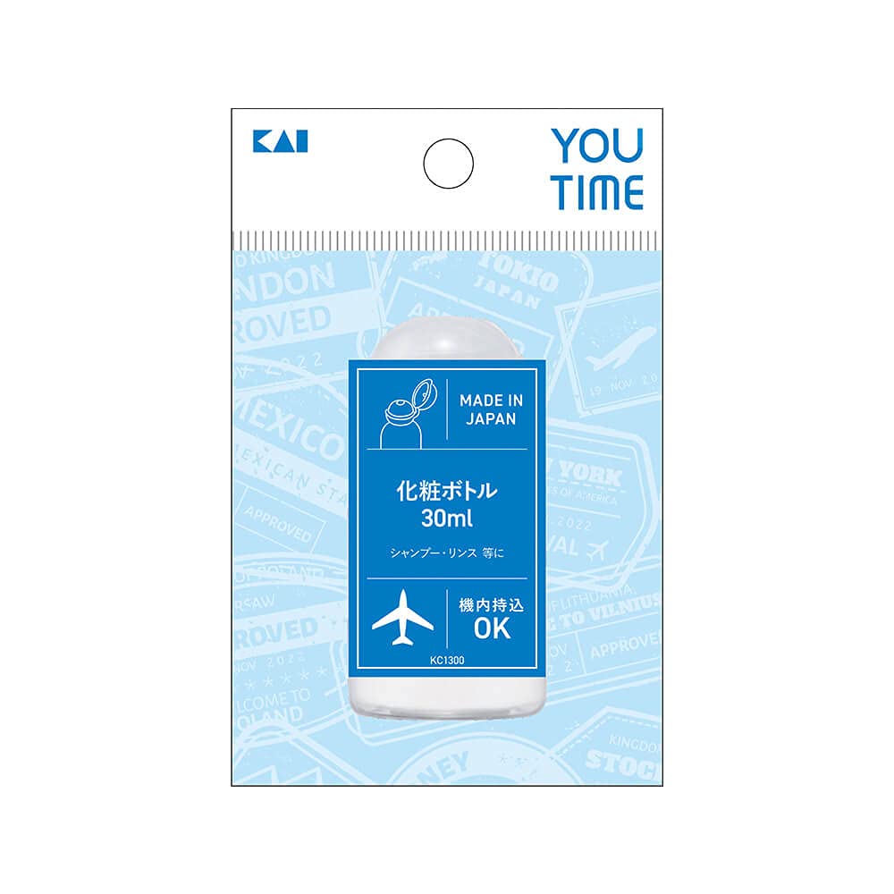 Kaijirushi YOU TIME Cosmetic Bottle 30ml with Easy Cap