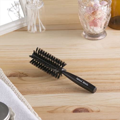 Kaijirushi Hair Brush KQ1543 Natural Bristle Roll Brush S Size