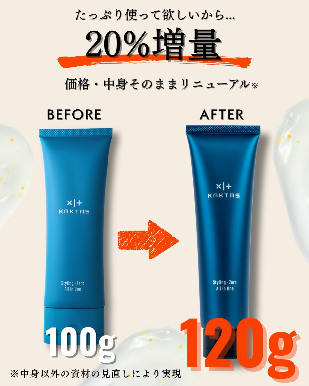 KAKTAS All-in-One Gel for Tired Skin 120g Japanese Skincare