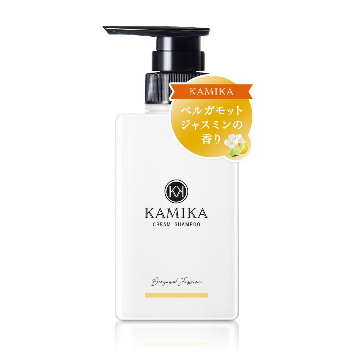 KAMIKA Cream Shampoo Bergamot Jasmine Scent 400g