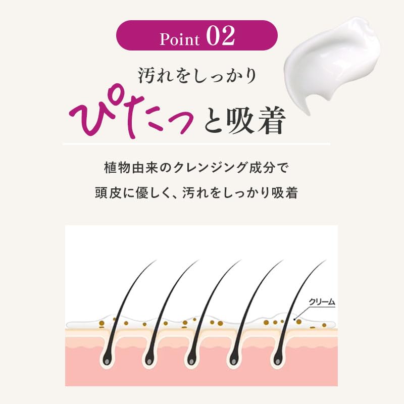 KAMIKA Cream Shampoo All-in-One Hair Care for Moisture and Repair 1pc