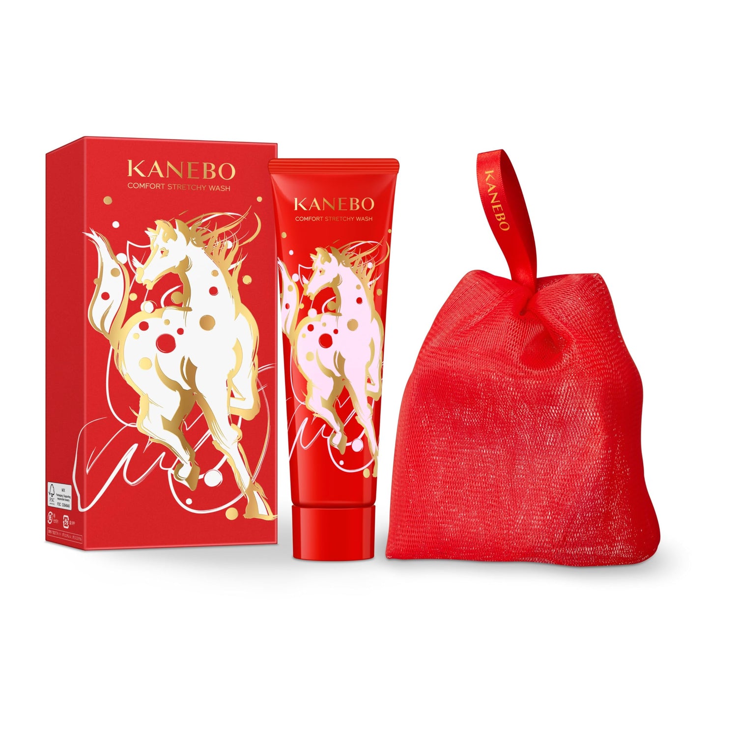 KANEBO Comfort Stretchy Wash II Limited Edition 130g Gentle Cleansing Foam