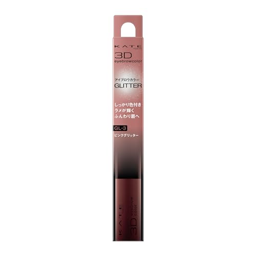 KATE 3D Eyebrow Color N Glitter GL-3 Pink Glitter Mascara