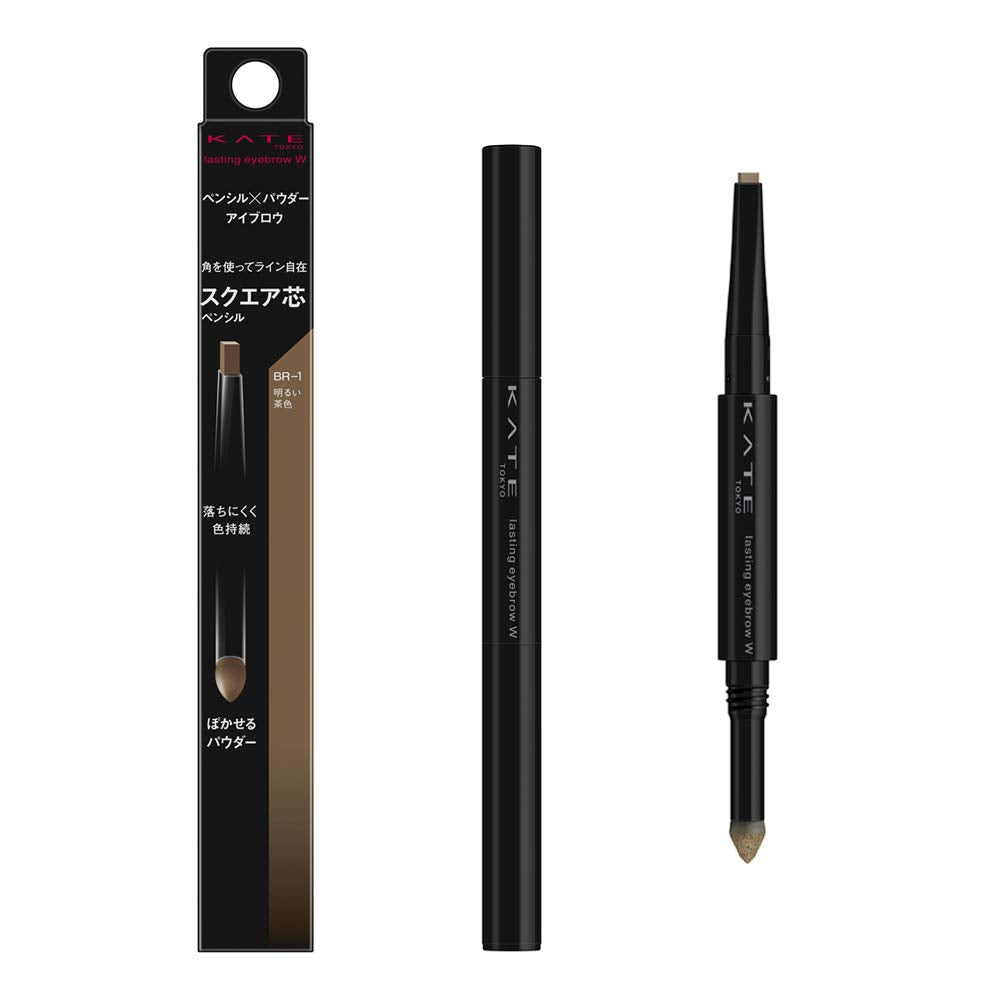 KATE Lasting Design Eyebrow W Square BR-1 Bright Brown 0.5g