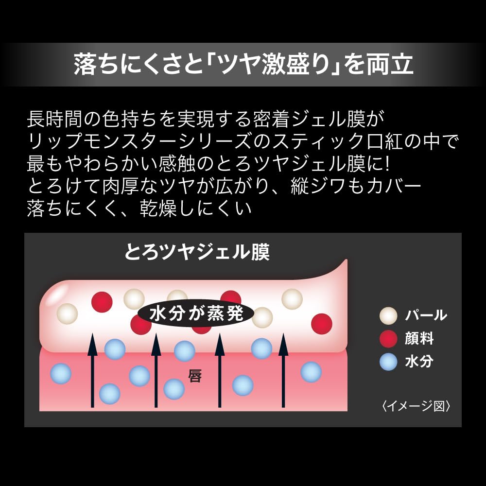 KATE Lip Monster Glossy EX-3 Cold Cherry Lipstick
