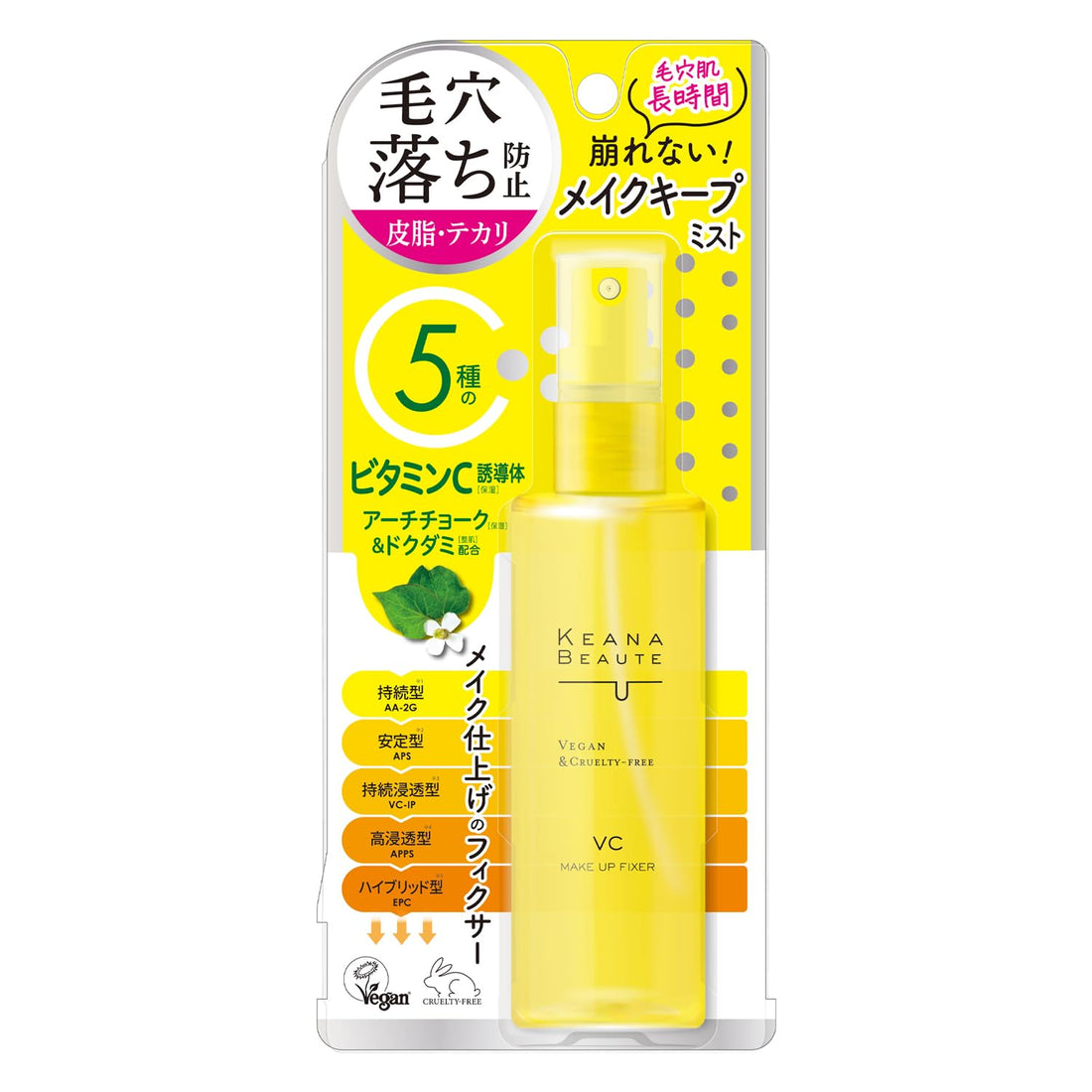 KEANA BEAUTE Pore Skin Makeup Fixer 85ml with Vitamin C
