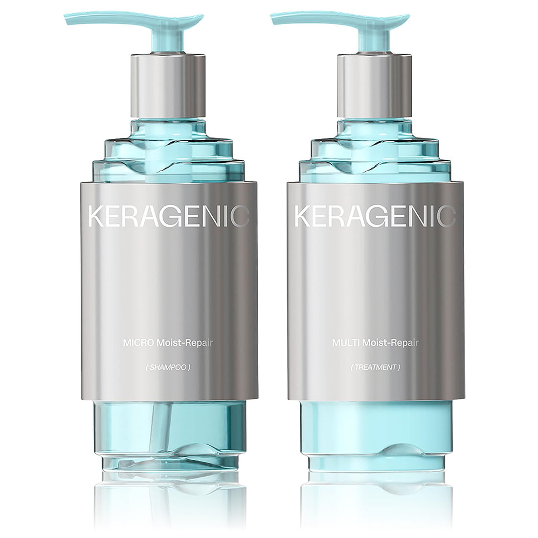 KERAGENIC Moist Repair Shampoo and Treatment Set 380ml 380g