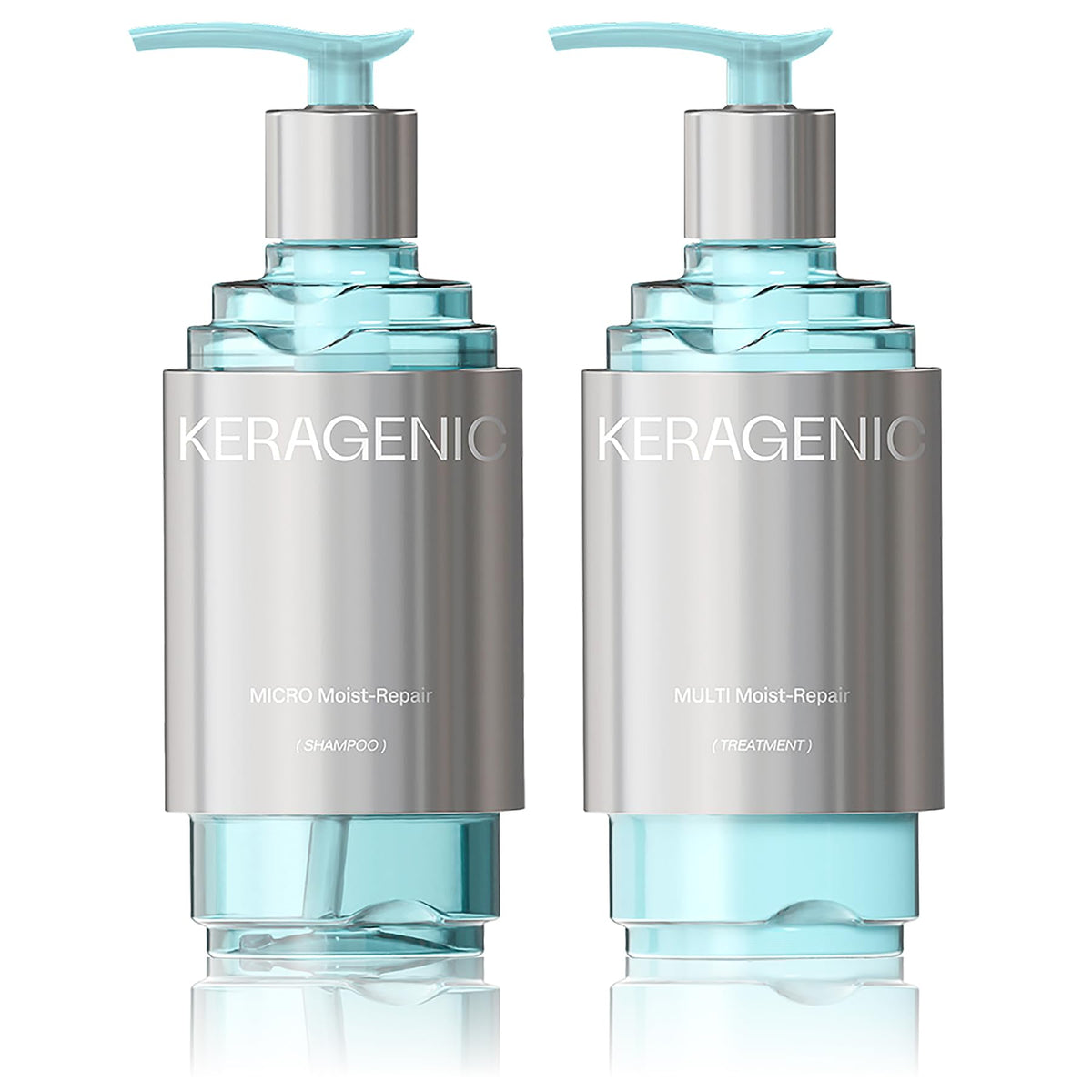 KERAGENIC Moist Repair Shampoo and Treatment Set 380ml 380g
