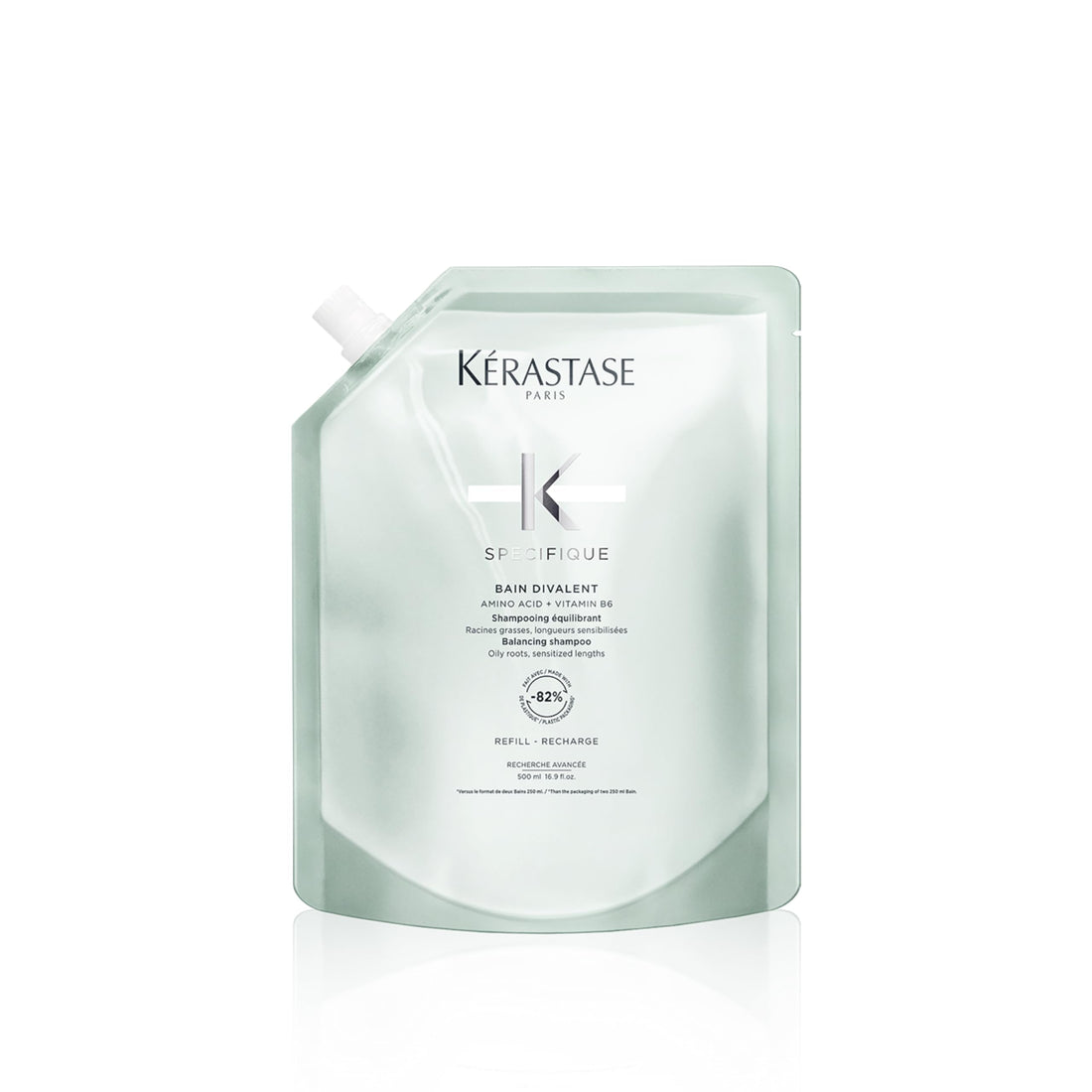 KÉRASTASE Shampoo Bain Divalent R 500mL Refill for Balanced Hair Care