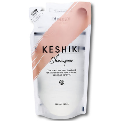 KESHIKI Shampoo Recharge 420mL for Japanese Hair Care