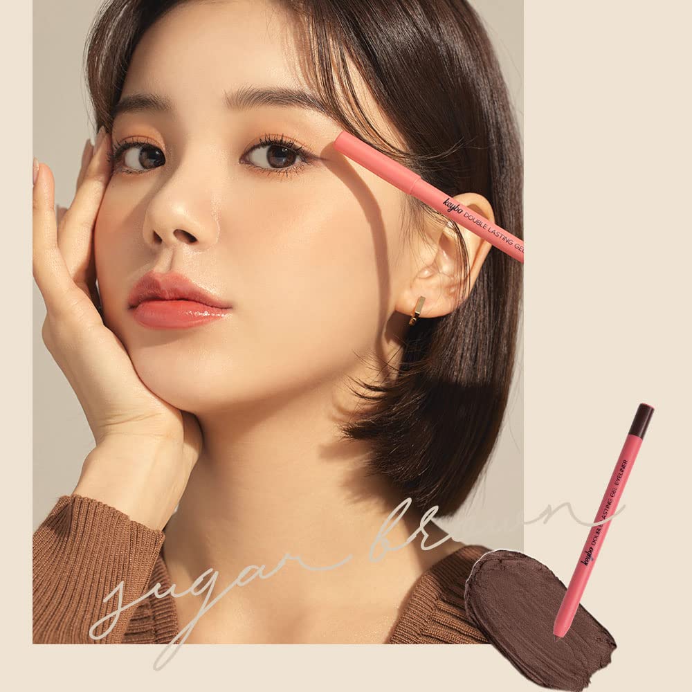 keybo Gel Eyeliner Pencil Sugar Brown for Long-Lasting Wear