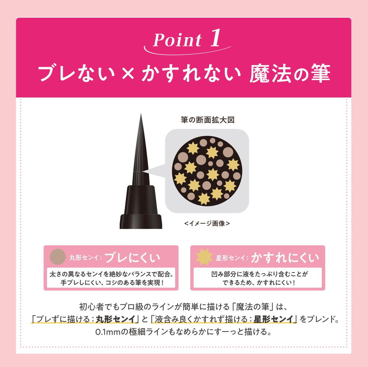 Kingudamu Kingdom Liquid Eyeliner Waterproof Latte Brown 0.5ml
