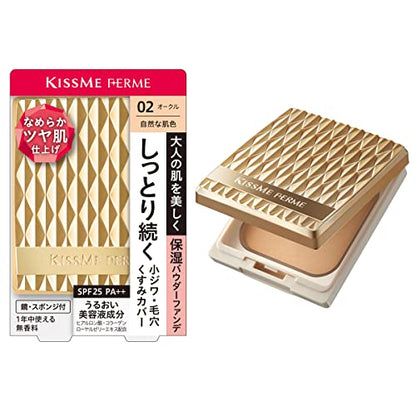 Kiss Me FERME Moisturizing Powder Foundation Natural Skin Color 11g