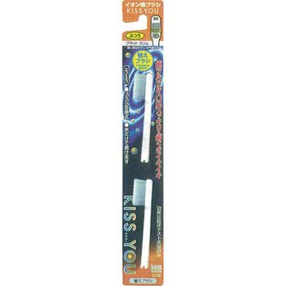 KISS YOU Ion Toothbrush Flat Slim Replacement Brush Normal 2 Pieces Flat Slim (Normal) 2 Units (x 1)