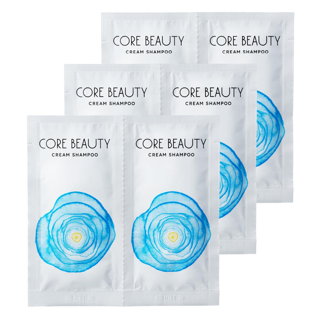 CORE BEAUTY Cream Shampoo with Lemon and Tea Fragrance 10g x 3