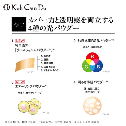 Koh Gen Do Aqua Foundation 30ml Lightweight Japanese Beauty