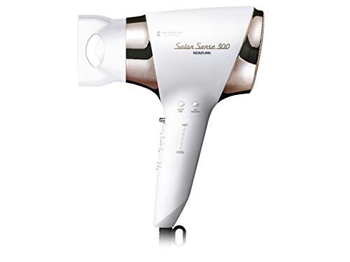Koizumi Hair Dryer Ion Balance Salon Sense 300 Automatic Temperature Switch White KHD-9940/W