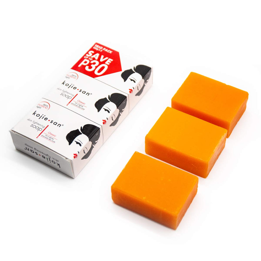 Kojie San Savon Éclaircissant 3 Pièces 100g pour Soin de la Peau