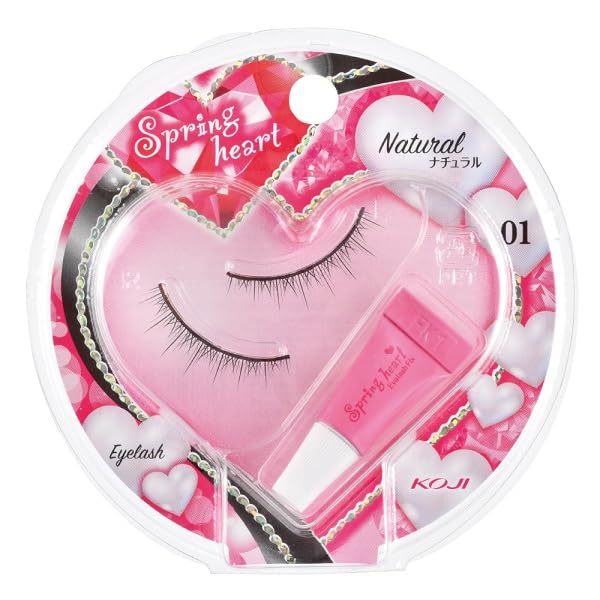 Koji Honpo Spring Heart Eyelash Natural for Glamorous Eyes