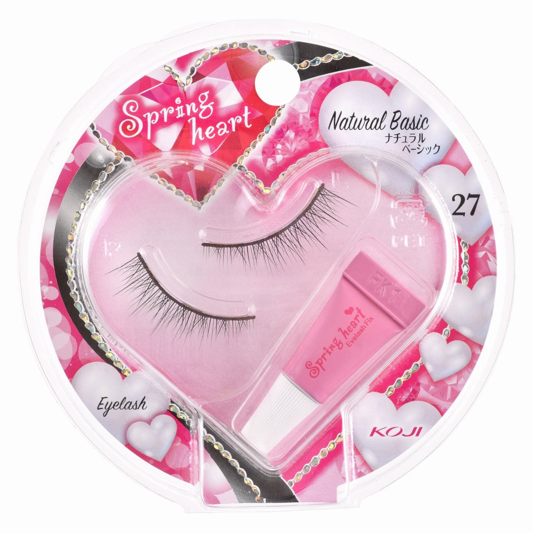 Koji-Honpo Spring Heart Eyelash 27 Natural Look