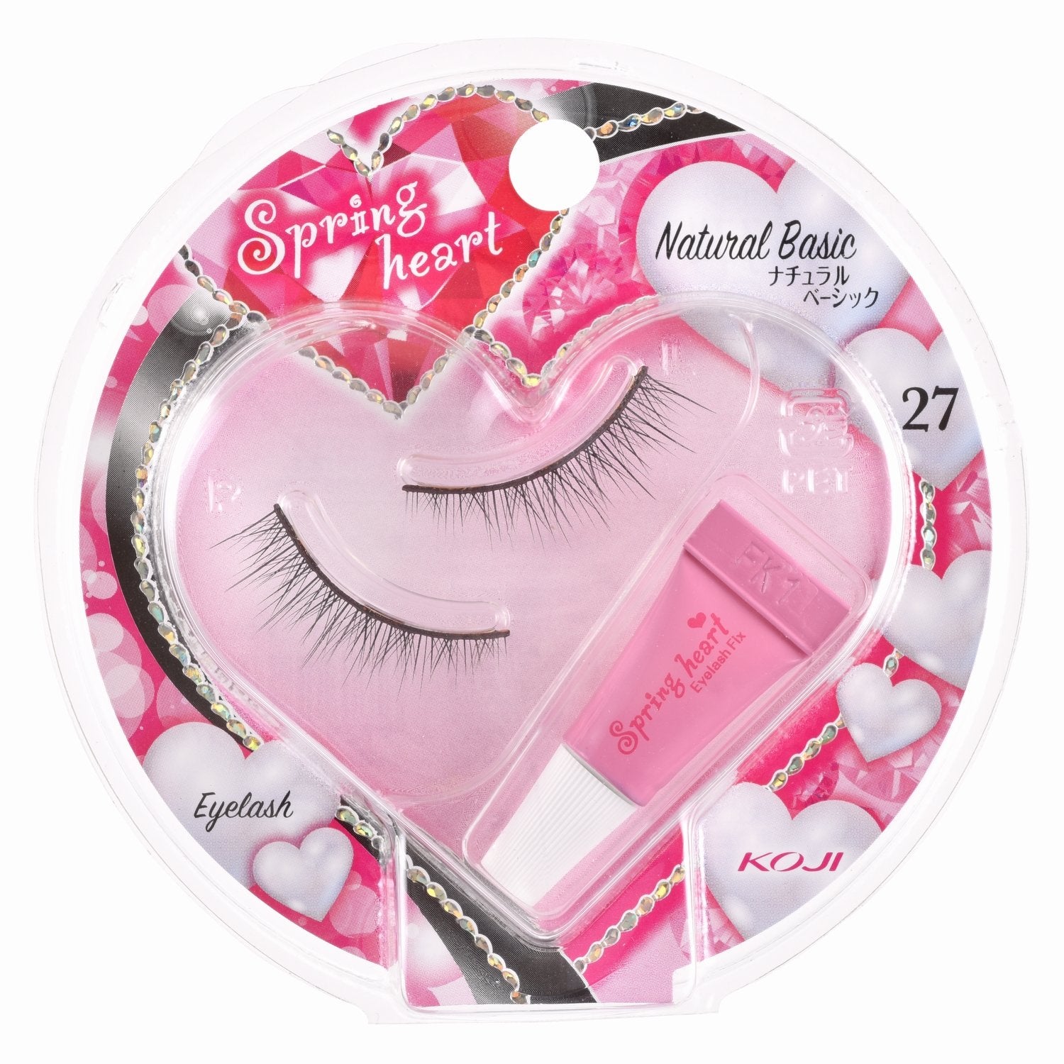 Koji-Honpo Spring Heart Eyelash 27 Natural Look