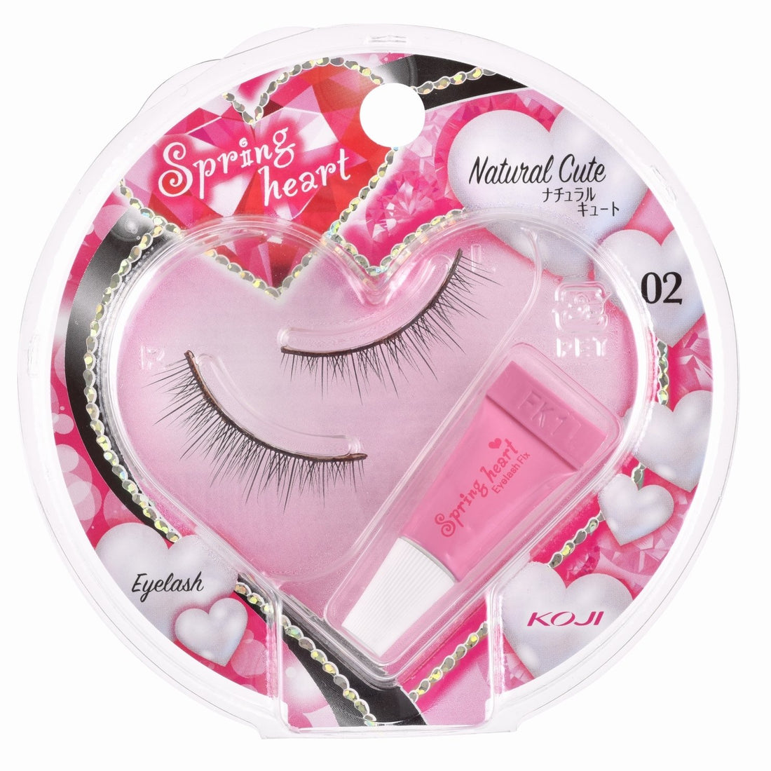 Koji Honpo Spring Heart Eyelash Natural Cute