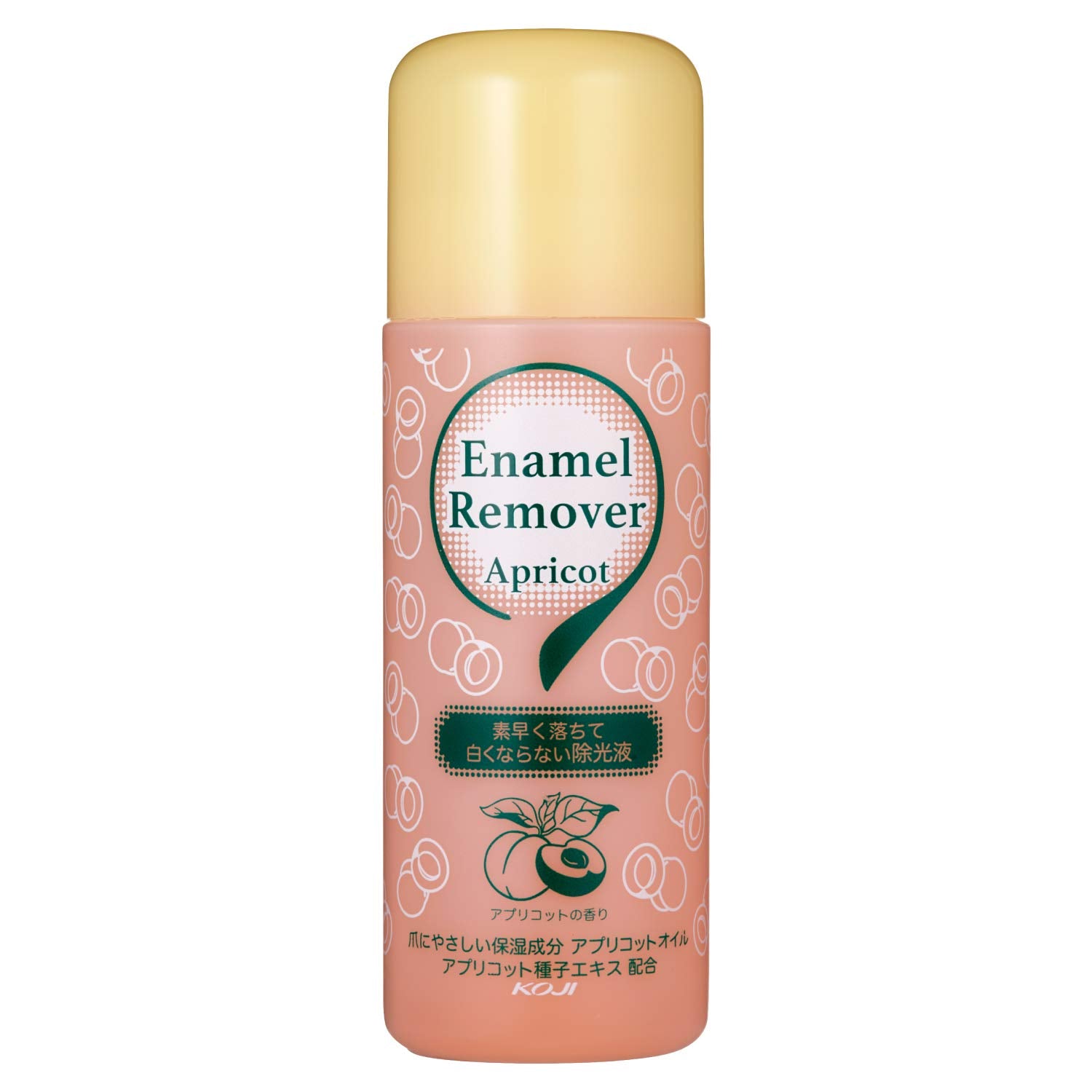Koji Honpo Enamel Remover with Acetone 220ml for Nail Care