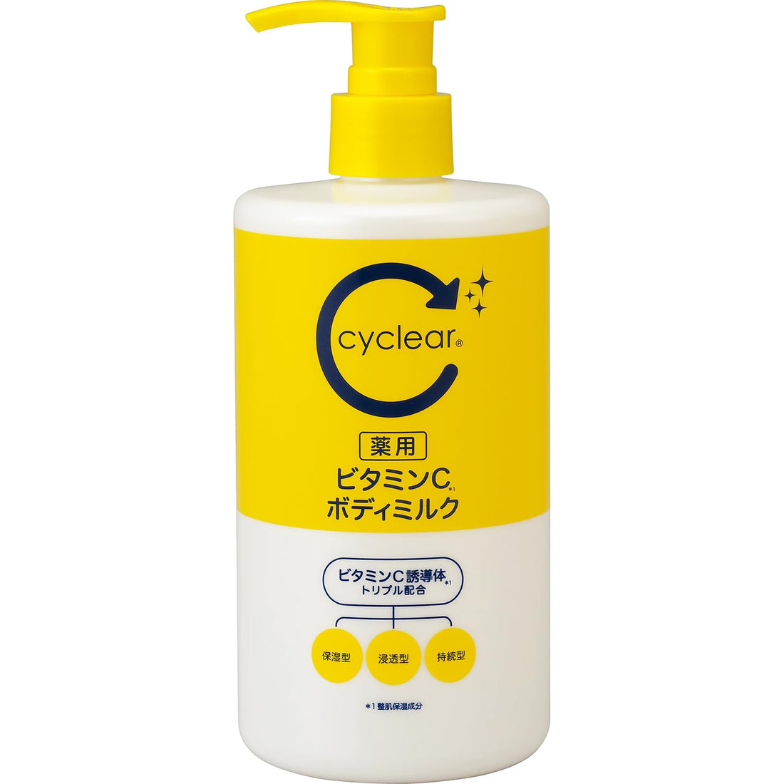 kumanoyushi cyclear(サイクリア)薬用 ビタミンC ボディミルク 400ml